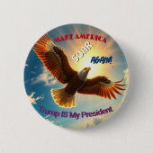 Trump Make America Soar Again Button (Vorderseite)