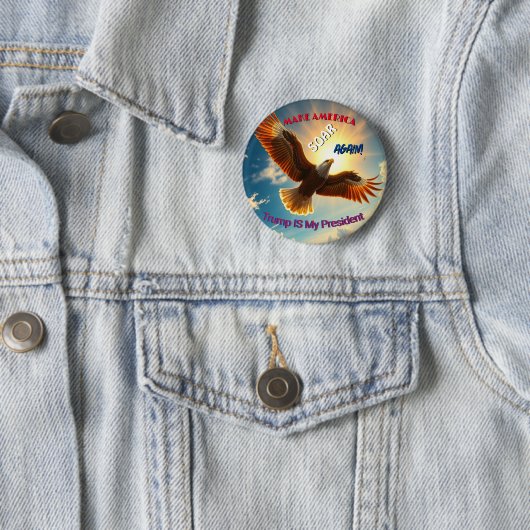 Trump Make America Soar Again Button (Beispiel)