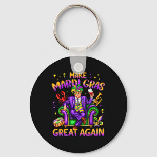 Trump Mardi Gras Costume Funny Make Mardi Gras Schlüsselanhänger