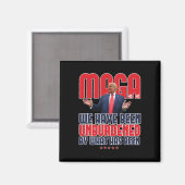 Trump Mega 2024 47. Präsident Unburdened Meme Des Magnet (Vorderseite/Rückseite)