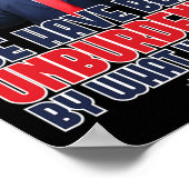 Trump Mega 2024 47. Präsident Unburdened Meme Des Poster (Ecke)