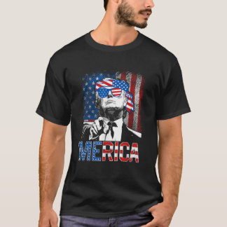 Trump Merica 4. Juli 47. Präsident Amerikanisch F T-Shirt