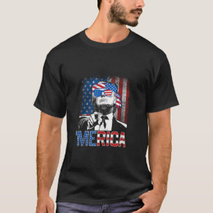 Trump Merica 4. Juli 47. Präsident Amerikanisch F T-Shirt