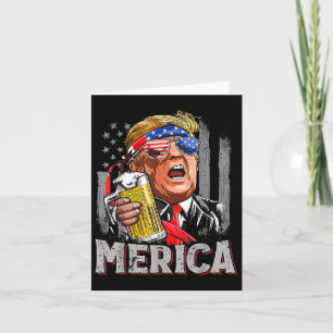Trump Merica macht den 4. Juli wieder groß Männer Karte