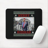Trump Merrry Rizzmas Funny Humour Trump Dance Ch Mousepad (Mit Mouse)