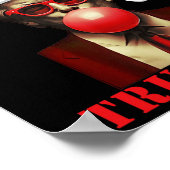 Trump Merry Rizzmas Trumpmas Funny Christmas Bubbl Poster (Ecke)