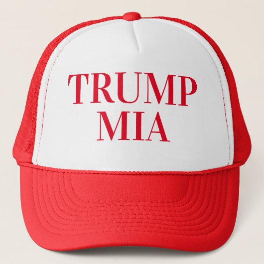 Trump MIA Hat Truckerkappe (Vorderseite)