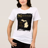 TRUMP  MICHIGAN WATCH Tri-Blend SHIRT (Vorderseite)