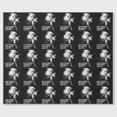 Trump Middle Finger 2026 Meme Funny Geschenkpapier (Flach)