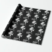 Trump Middle Finger 2026 Meme Funny Geschenkpapier (Ungerollt)