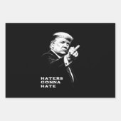 Trump Middle Finger 2026 Meme Funny Geschenkpapier Set (Vorderseite)