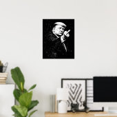 Trump Middle Finger 2026 Meme Funny Poster (Heimbüro)
