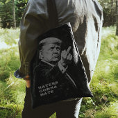 Trump Middle Finger 2026 Meme Funny Tasche