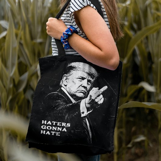 Trump Middle Finger 2026 Meme Funny Tasche