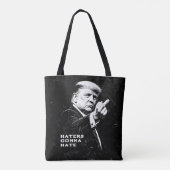 Trump Middle Finger 2026 Meme Funny Tasche (Rückseite)