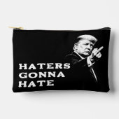 Trump Middle Finger 2026 Meme Funny Zubehörtasche (Vorderseite)