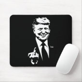 Trump Middle Finger Mousepad (Mit Mouse)