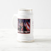 Trump Miss Me yet Bierglas (Vorderseite Links)