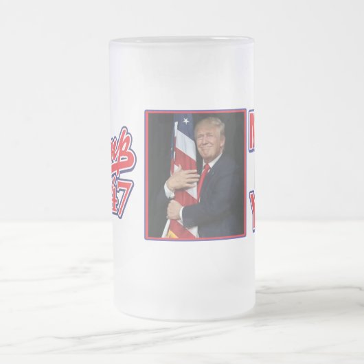 Trump Miss Me yet Mattglas Bierglas (Mittel)