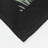 Trump mit der Hundepuppe führt Camouflage der Jagd Fleecedecke (Ecke)