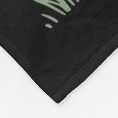 Trump mit der Hundepuppe führt Camouflage der Jagd Fleecedecke (Ecke)