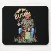 Trump mit der Hundepuppe führt Camouflage der Jagd Mousepad (Vorne)