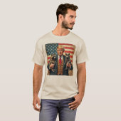 Trump mit einem Cat Raccoon Shirt - Funny trendy G (Vorne ganz)