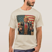 Trump mit einem Cat Raccoon Shirt - Funny trendy G (Vorderseite)