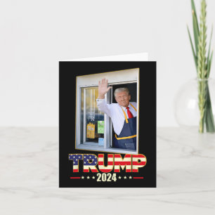 Trump mit McDonald Trump-Mitarbeitern für Trump st Karte