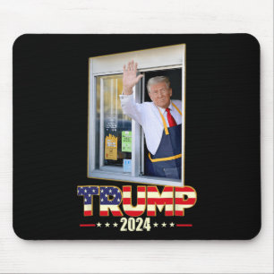 Trump mit McDonald Trump-Mitarbeitern für Trump st Mousepad
