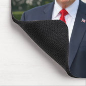 Trump mit Sprechblase Mousepad (Ecke)