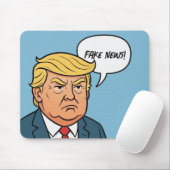 Trump mit Sprechblase Mousepad (Mit Mouse)