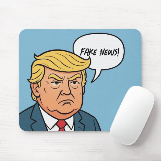 Trump mit Sprechblase Mousepad (Mit Mouse)