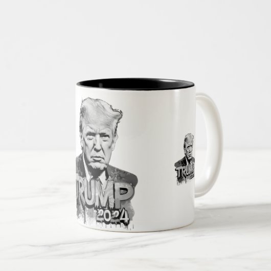 Trump mit zwei Tasse (VorderseiteRechts)