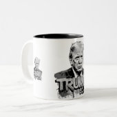 Trump mit zwei Tasse (Vorderseite Links)