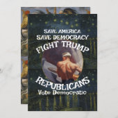 Trump Mitteilungskarte (Vorne/Hinten)