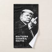 Trump Mittelfinger 2026 Meme Lustig Badhandtuch Set (Handtuch)