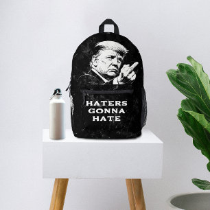 Trump Mittelfinger 2026 Meme Lustig Bedruckter Rucksack