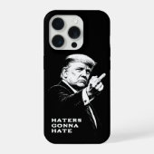 Trump Mittelfinger 2026 Meme Lustig iPhone Hülle (Rückseite)
