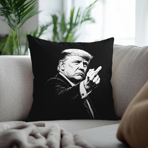 Trump Mittelfinger 2026 Meme Lustig Kissen