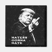 Trump Mittelfinger 2026 Meme Lustig Magnet (Vorne)