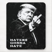 Trump Mittelfinger 2026 Meme Lustig Mousepad (Vorne)