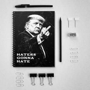 Trump Mittelfinger 2026 Meme Lustig Notizblock