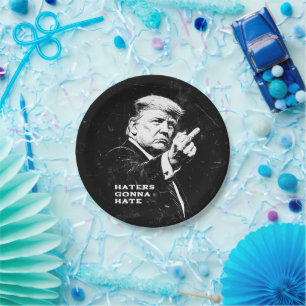 Trump Mittelfinger 2026 Meme Lustig Pappteller