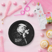 Trump Mittelfinger 2026 Meme Lustig Pappteller (Party)
