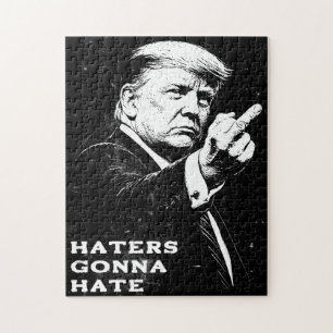 Trump Mittelfinger 2026 Meme Lustig Puzzle