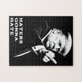 Trump Mittelfinger 2026 Meme Lustig Puzzle (Horizontal)