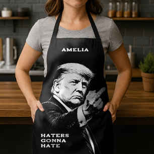 Trump Mittelfinger 2026 Meme Lustig Schürze