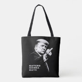 Trump Mittelfinger 2026 Meme Lustig Tasche (Rückseite)