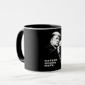 Trump Mittelfinger 2026 Meme Lustig Tasse (Vorderseite Links)